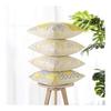 Cushion Cover 45 45 Set of 4 Scandinavian Geometric Pattern Different Pattern Linen Flax Cute Stylish Zipper Modern Home Decoration Car Ornament All