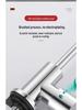 1/2 Inch Gooseneck Kitchen Faucet with Water Purifier - 304 Stainless Steel, Single Cold