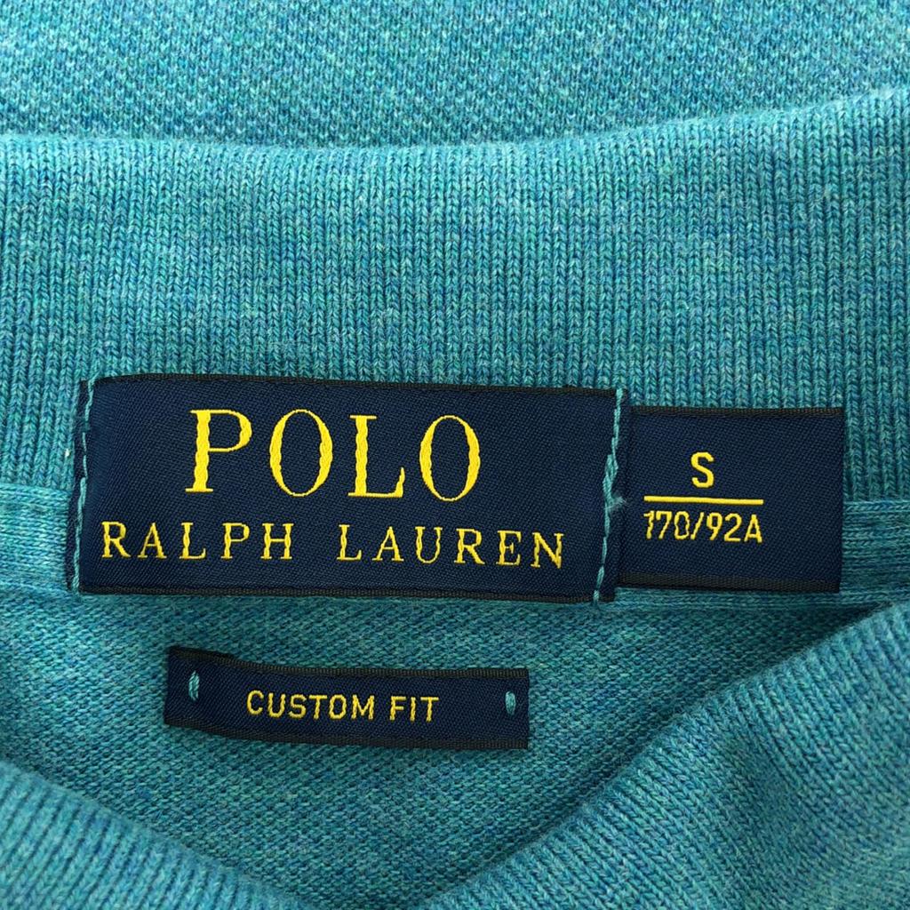 POLO RALPH LAUREN CUSTOM FIT Logo embroidery Short sleeve Polo shirt Men's Used
