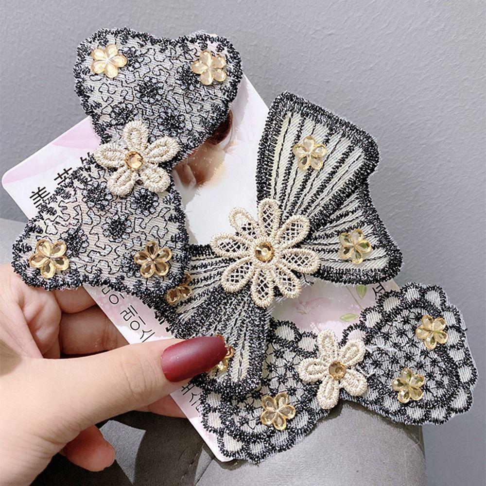 Bow Seamless Magic Paste Flower Bangs Paste Sweet   Ladies