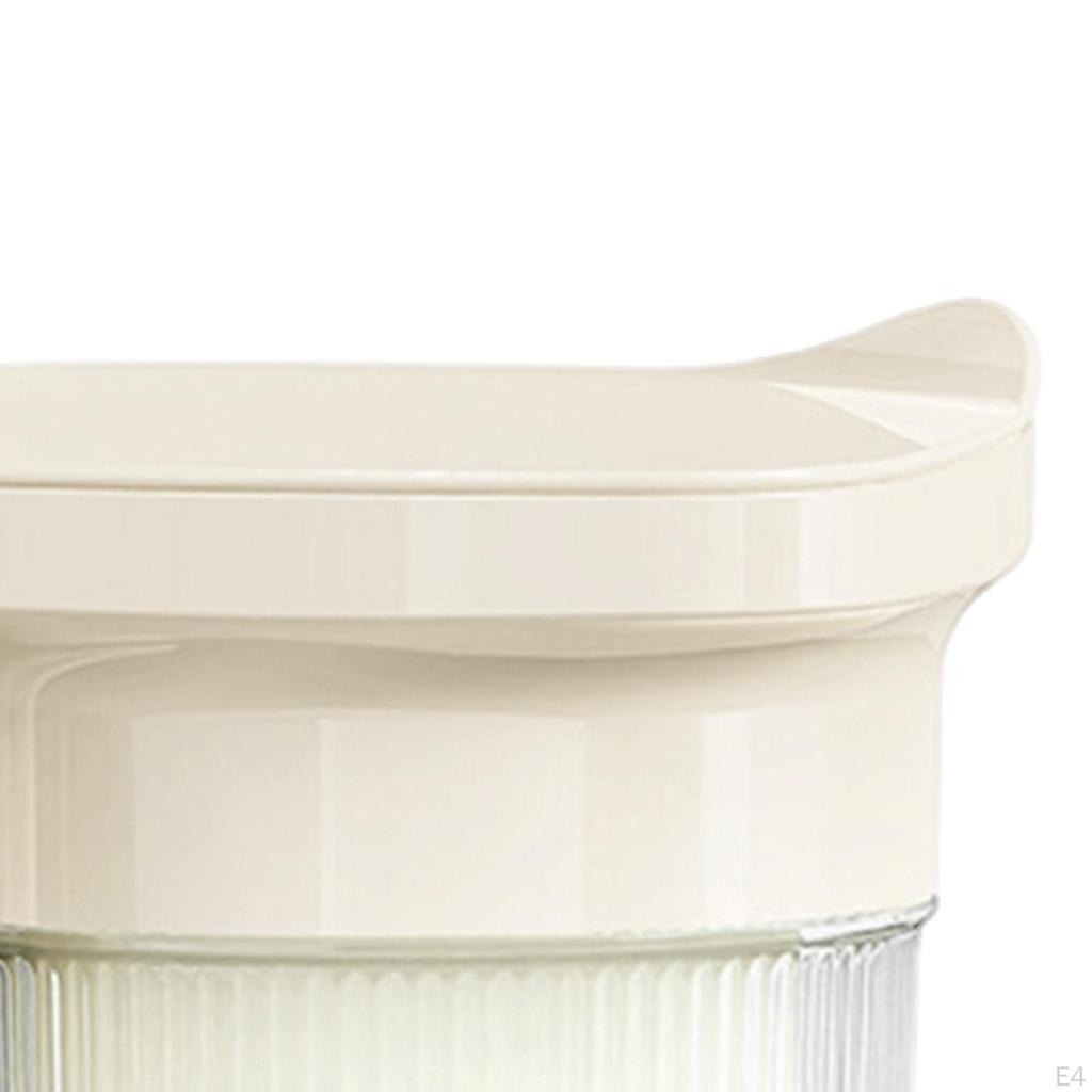 Greek Yogurt Strainer Jar Dry Maker with Lid Kitchen Gadget Soy Milk Filter for Tea