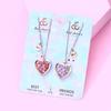 2x/Set Heart-shaped Pendant Necklace Best Friends Necklaces Photo Box Necklaces