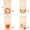 36 PCS Thanksgiving Silverware Cutlery Holders Thanksgiving Utensil Decor Fall Decor for Home Thanks Maple Leaf Silverware Paper Pouch Fall Harvest