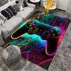 Neon Gaming Controller Art Suitable As a Non-slip Mat for the Living Room or Bedroom Sofa