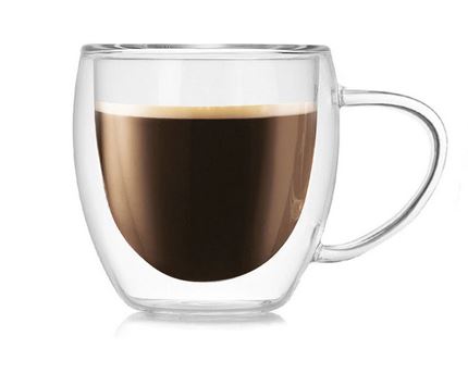 Kubki Szklanki Termiczne 250Ml Do Kawy Herbaty 6Szt