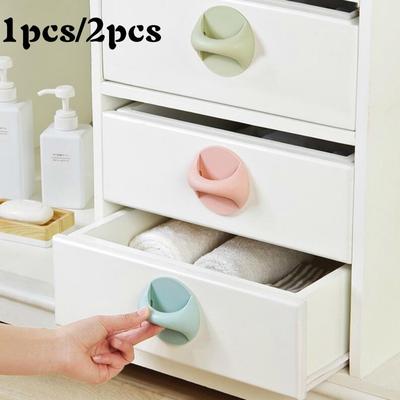 1pcs/2pcs Kids Door and Window Auxiliary Handle and Knob Simple Paste Small Handle Safety