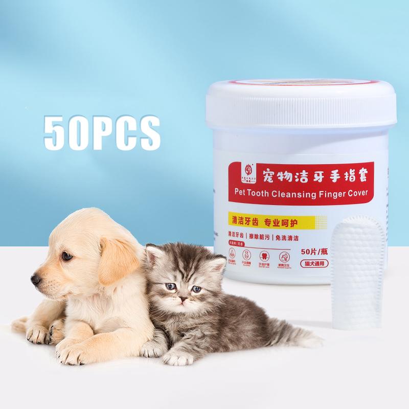 1-6Bag Pet Wipes Gloves Dog Clean Spa Leave-In Deodorizing Dry Cleaning Cat Wipes For Dogs And Cats, Bath Gloves, Cleaning Suppl
