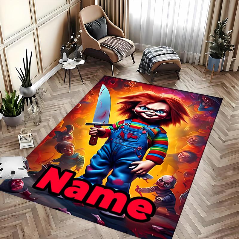 Custom personalization Chucky Area Rug - Perfect For Kitchen, Bathroom,Laundry Room Decor Large Size Available,Gift All Seasons