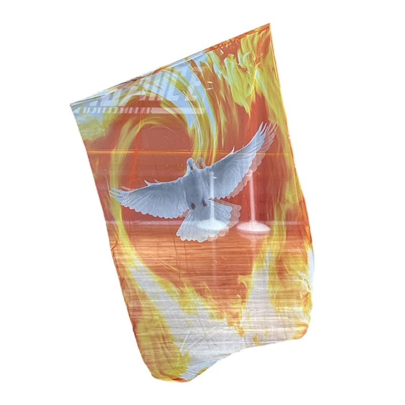 

Праздничный шарф для танца с голубями, текстура шифона, вуаль для танца живота, подходит для сценических движений и церемоний 1