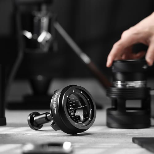 MHW-3BOMBER Espresso Needle, 58mm, WDT Tool, Height Adjustable, Magnetic, 0.25mm, 14 Needles, Coffee Distributor, Espresso Dispensing Tool with 6 Spar