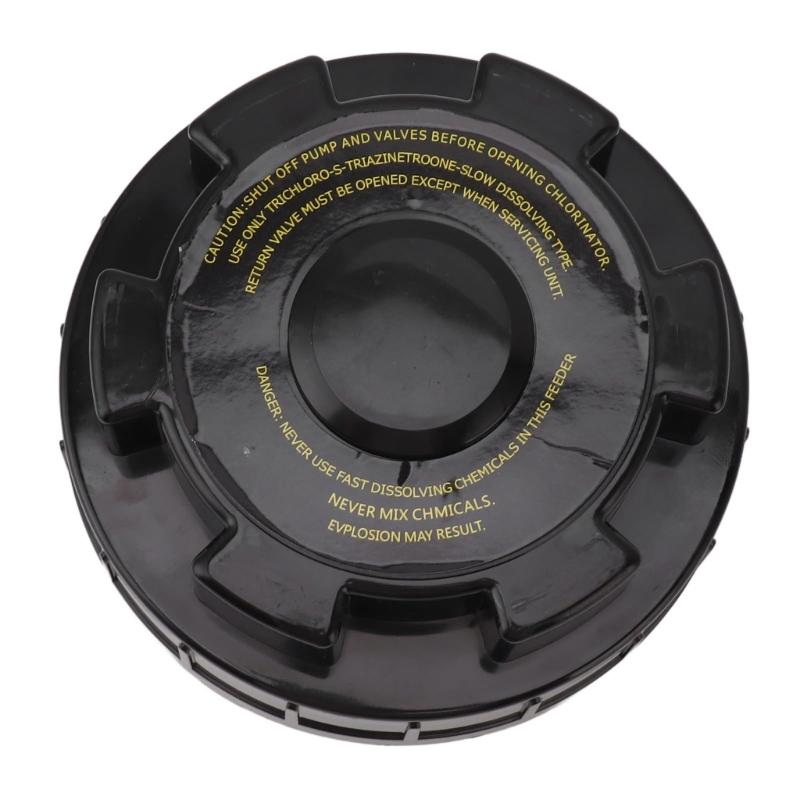 Automatic Pool Chlorine Feeder Replacement Lid Plastic Chlorine Dispenser Cover for CLX100, CLX200 Models Enduring