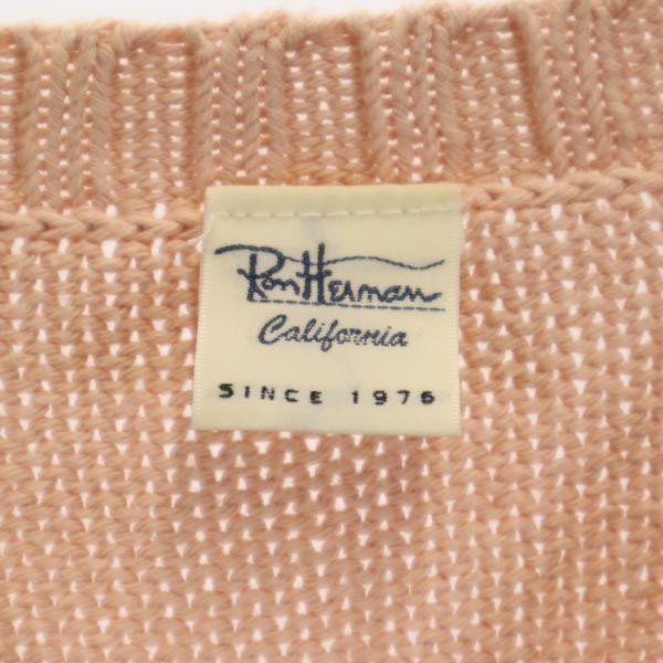 Ron Herman Long sleeve cotton knit S Pink sweater Women Used