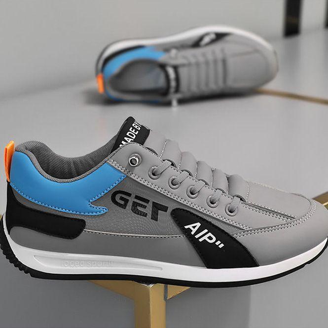 New one-legged men's shoes autumn and winter sports board shoes running lightweight men's casual shoes platform beanie shoes