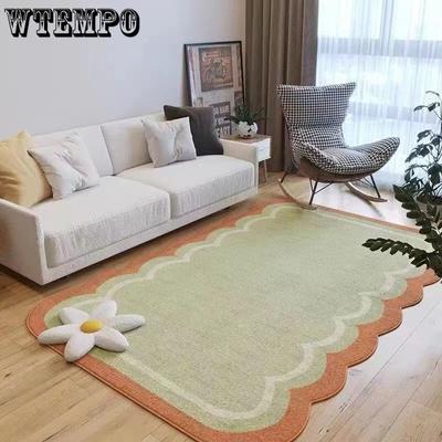 Modern and Simple Living Room Carpet Sofa Coffee Table Mat Irregular Shaped Carpet for Bedroom Home