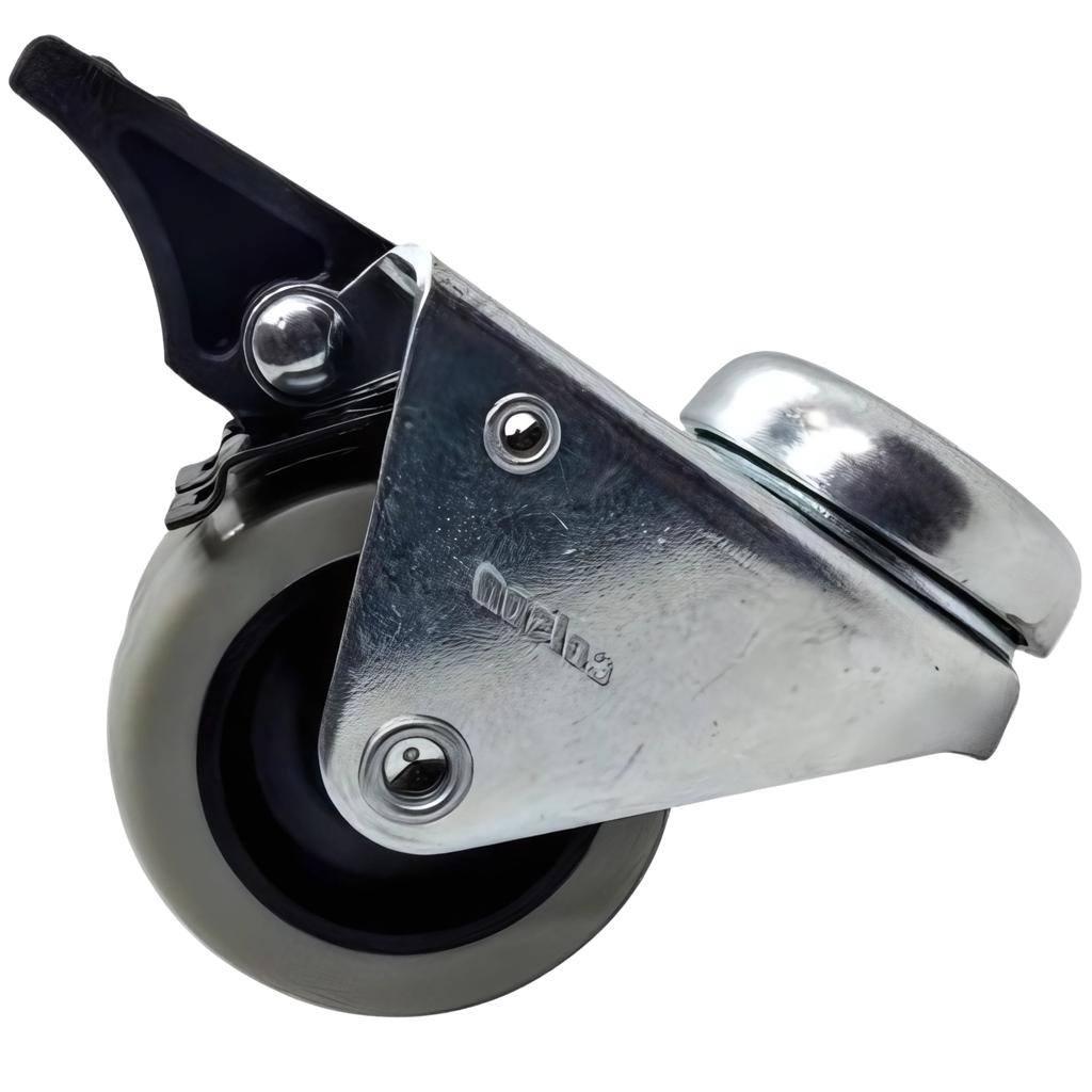 Double Swivel Wheel with Brake 50mm 100kg Polyurethane