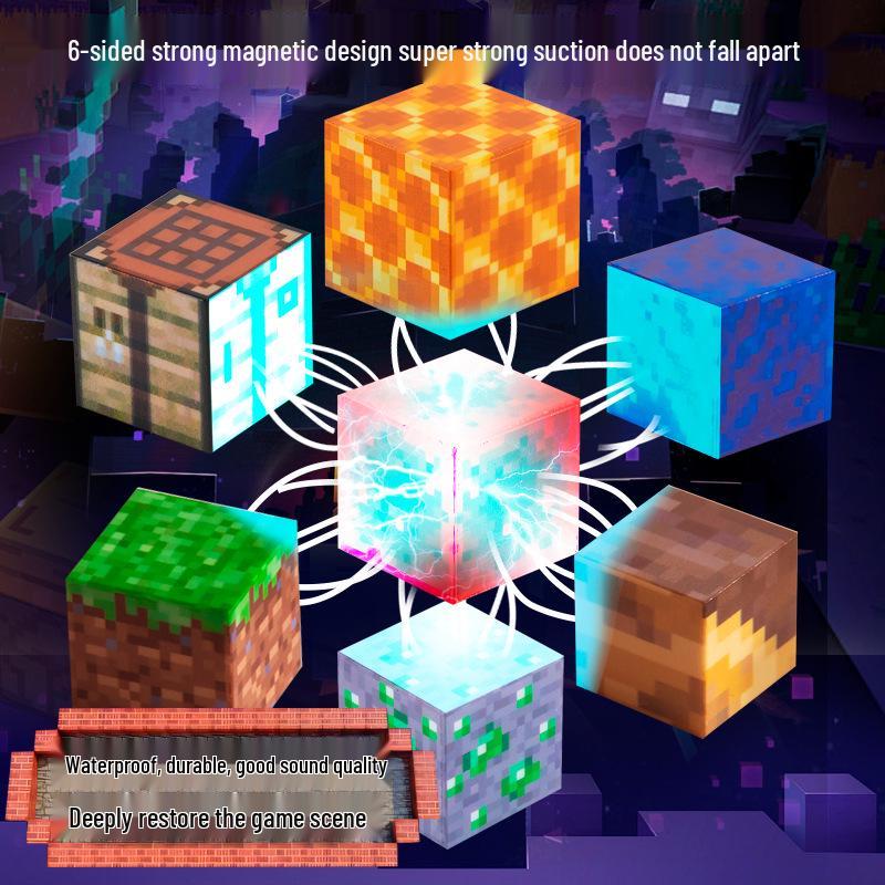 My Building Block World: Magnetic Cube Accessories - Mini Iron Stone Magnets for Children's Educational Building Toys
