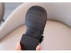 Girls' Black Leather Soft Sole Princess Shoes - Stylish Performance Footwear for Small to Medium Children