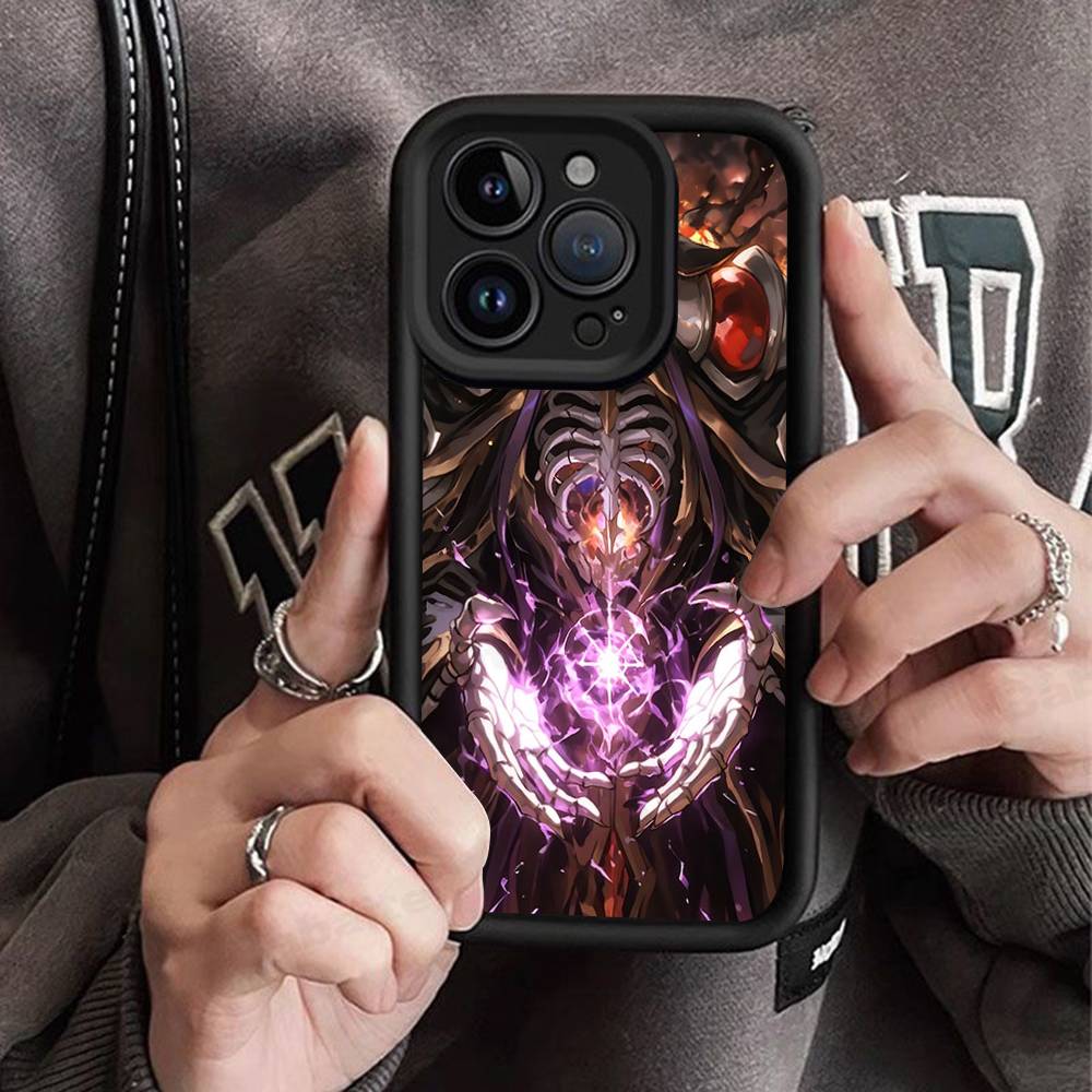 

Popular Anime O-Overlord Phone Case For iPhone 17 16 15 13 11 12 14 Pro Max Plus Silicone Cover Shell iPhone 14 pro