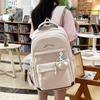 Cute and lightweight backpack, junior high school and high school schoolbag, large-capacity student schoolbag, high value and burden reduction