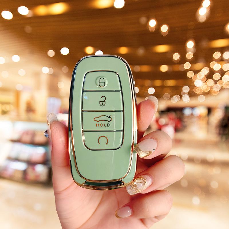 Applicable To Hongqi H5 Key Set 23 H9 Hs7 Shell H7 Buckle Eqm5 Special E-hs3 High-end Hs5 Car Men and Women