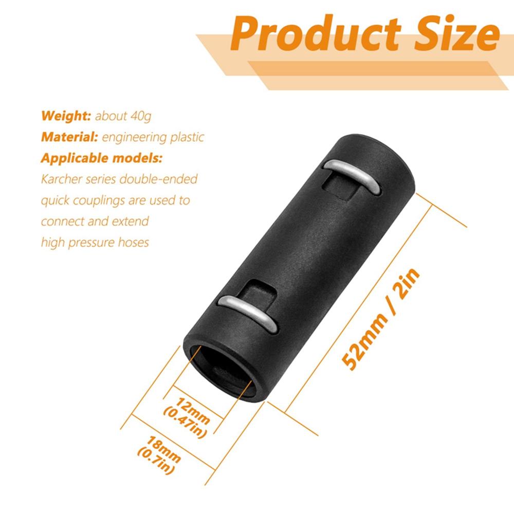 Connection Adapter for Karcher Parkside Bosch Pressure Washer with Quick Connect Pressure Washer Extension Hose