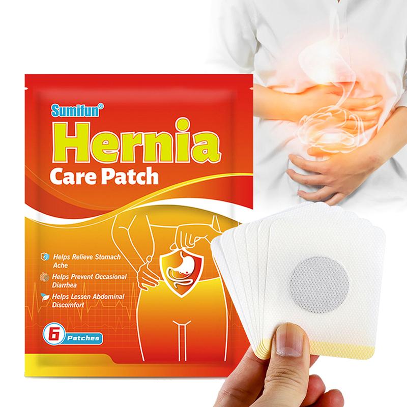 6Pcs Hernia Treatment Stickers Acupoint Stickers Baby Umbilical Hernia Pain Patch Adults Plaster