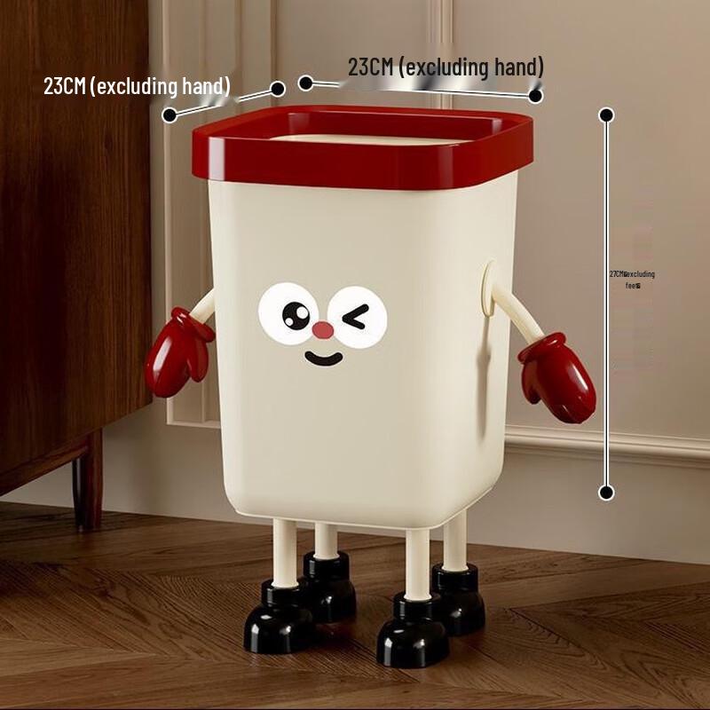 Large Capacity Lidded Household Trash Can