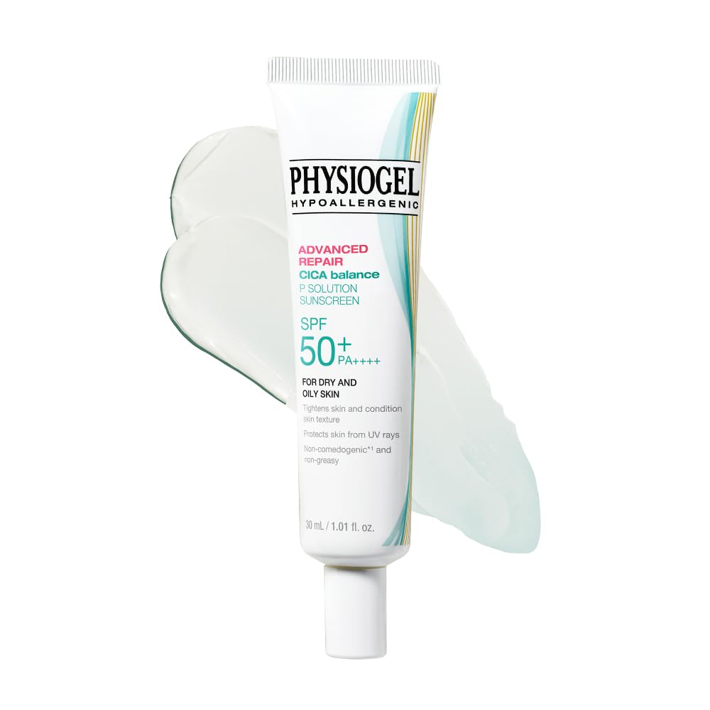 PHYSIOGEL Advanced Repair Cica Balance P Solution SunscreenMakeup Primer for Clear Skin
