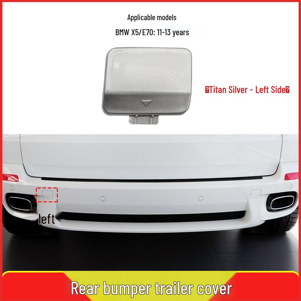 BMW X5 E70 Rear Bumper Tow Hook Covers (Left & Right) - Part 51127271815
