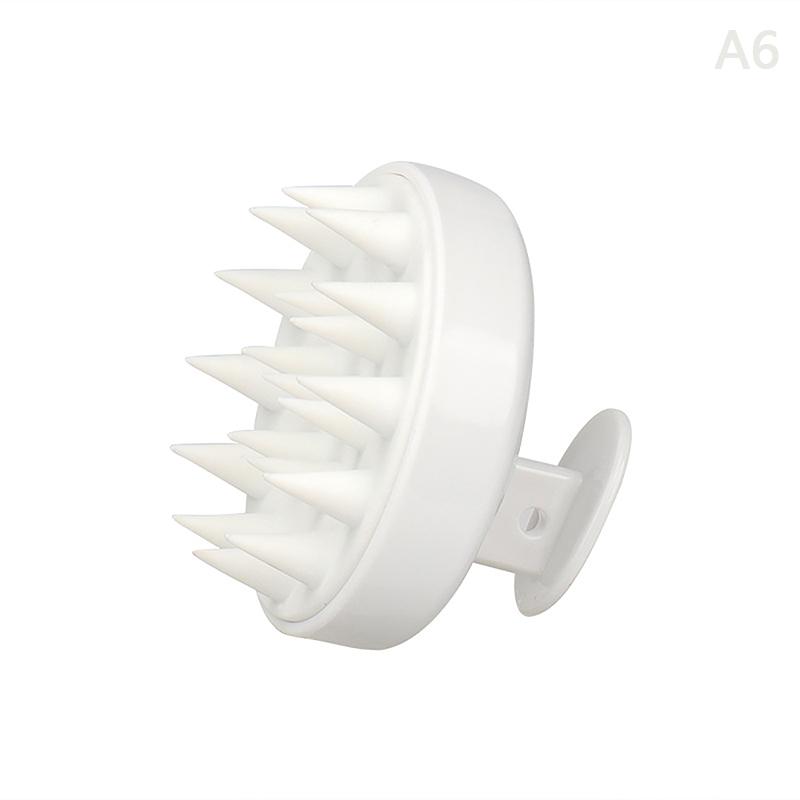 Plastic Silicone Massage Comb Clean The Scalp Thoroughly Scalp Massage Easy Foaming Head Massage Brush Shampoo Brush Bath Comb