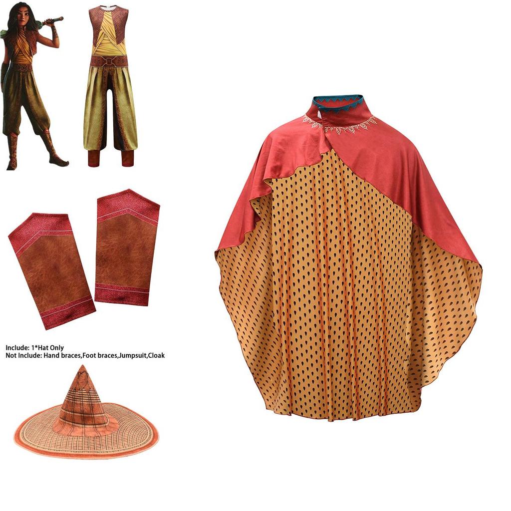 Uroczy Film Raya i Ostatni Smok Kostium Cosplay dla Dzieci Zestaw Fancy