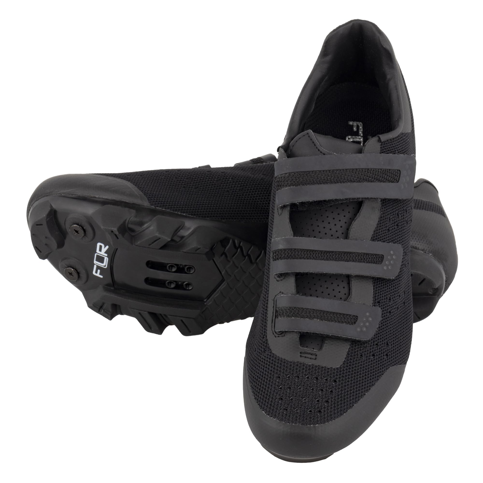 FLR (FLR) Cycling Shoes, Black, Size 40, F-55 Knit, MTB