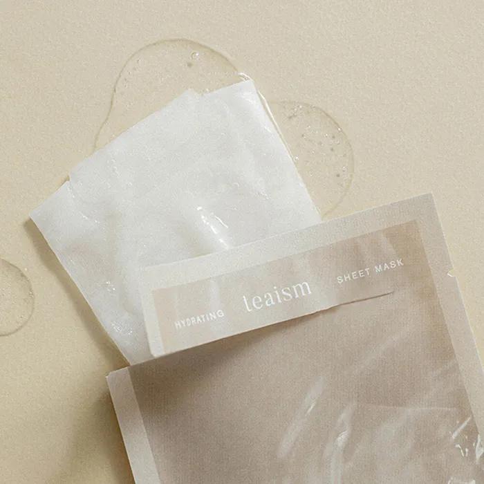 Tea ceremony moisturizing mildly acidic vegan mask pack 10 sheets