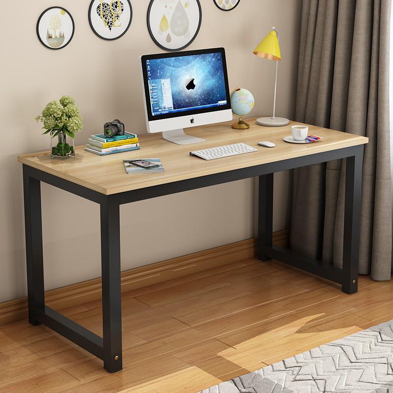Simple Double Computer Desk for Home Office & Study