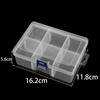 Round and Square Transparent Multi-Grid Jewelry Storage Boxes