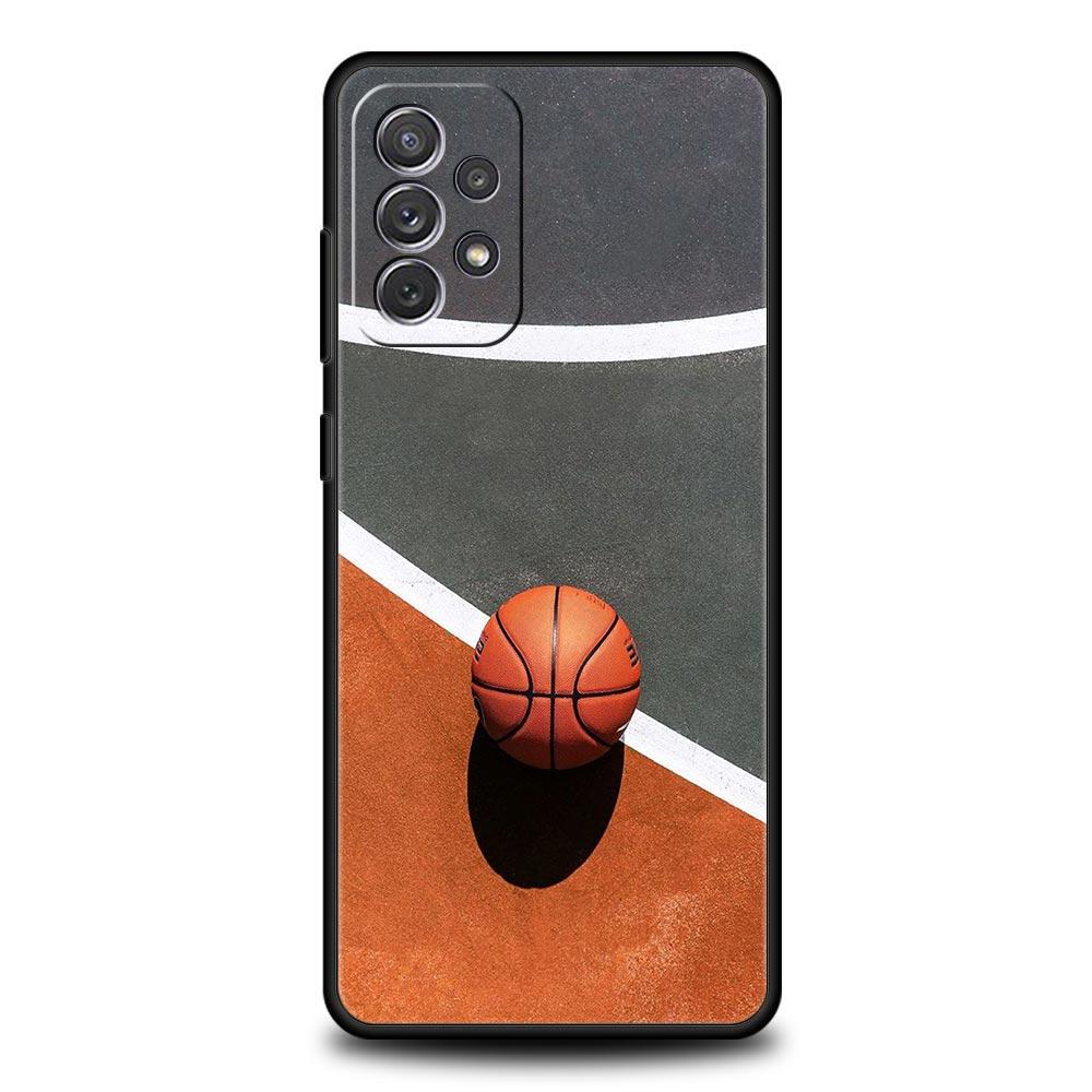 Basketball Basket Number Phone Case For Samsung Galaxy A51 A71 A21S A12 A11 A31 A41 A03 A52 A32 A22 A13 A23 A33 A53 A73 5G Cover