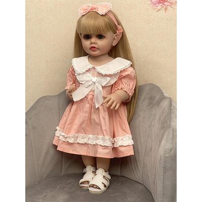 55cm Reborn Dolls Full Silicone Baby Realistic Newborn Girl Doll Waterproof Toy For Children Gift