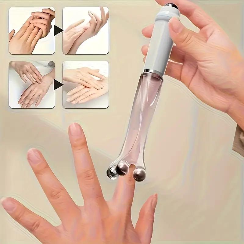 1PC Multifunctional Finger Massager Joint Roller Steel Magnetic Bead Clip Finger Massager Slim Hand Artifact