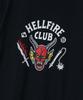 MUSINSA STANDARD [Stranger Things Collaboration] Hellfire Club T-Shirt 1 [Black]