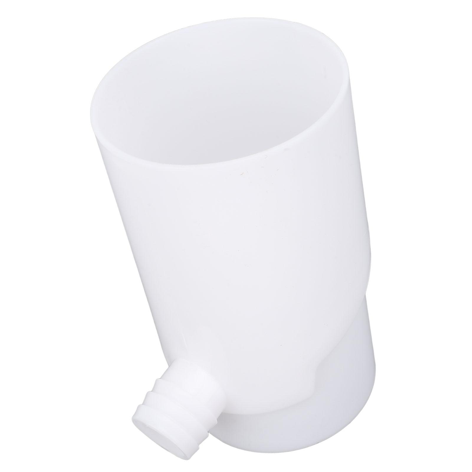 

10cm Rainwater Collection System Efficient Round Downspout Diverter for Irrigation Systems Aquariums White білий