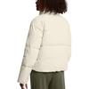 Under Armour Coldgear Limitless Stand Collar Solid Color Casual Warm Puffer Jacket Women outerwear Peak-White 1384652-110