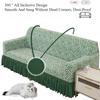 1/2/3/4/5 Seater Jacquard Sofa Slipcover Non-slip Sofa Cover with Skirt Elastic Couch Cover for Bedroom Office Living Room Decor