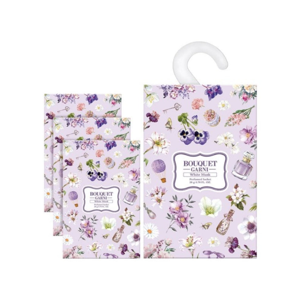 

Bouquet Garni White Musk Perfumed Sachet 20g*4Pcs/8Pcs 4Pcs
