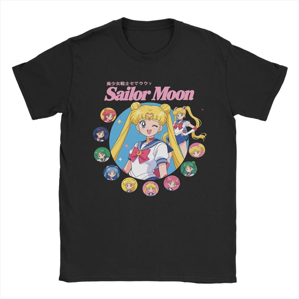 2026 Letní Největší Dobrodružství Sailor Moon Humorné Tričko s Kulatým Výstřihem Krátký Rukáv Bavlněný Top pro Unisex a Ženy Nápad na Dárek