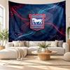 Ipswich Town Football Wall Tapestry, Soft Fabric Wall Hanging, Decorative Backdrop For Bedroom Home Wall Art