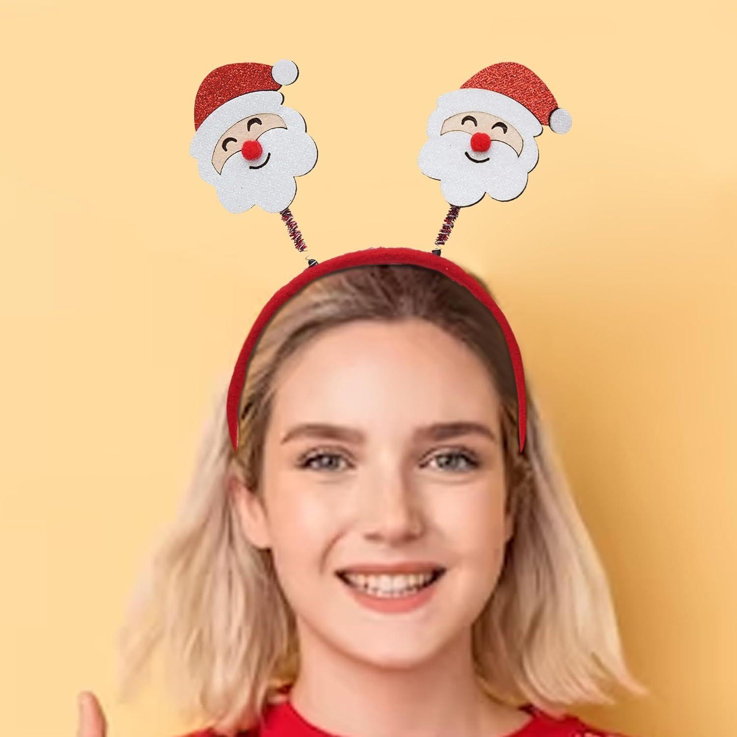 

Christmas Headband Santa Claus Design Hair Band | Hairband for Party Birthday | Xmas Gift for Children Girls | Christmas Decorations Items