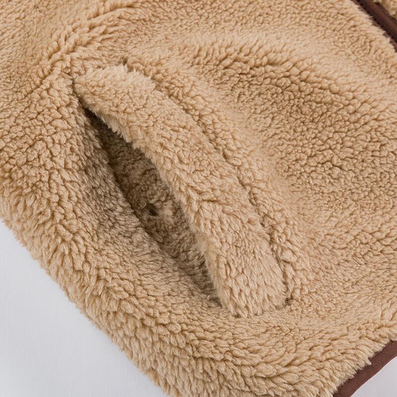Kappa Unisex Lambswool Fleece Colorblock Zip Jacket K0DZ2JJ90D