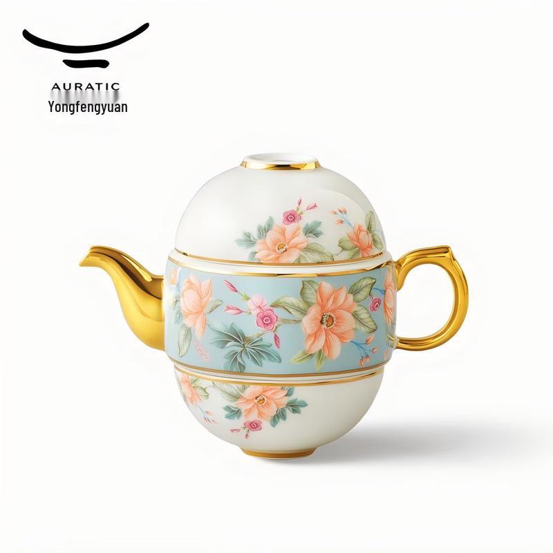 Yongfengyuan Celadon Era 4-Piece Ceramic Travel Tea Set