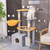 Aomengming Multi-level Cat Tree with Scratcher and Condo