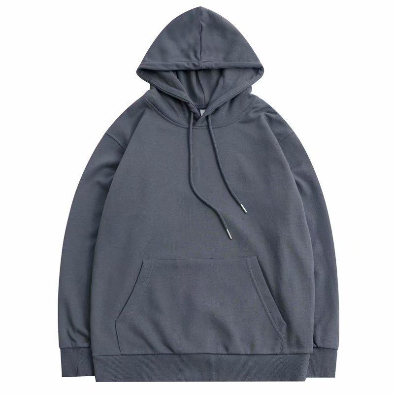 Roupas de outono e inverno masculinas e femininas veludo placa em branco impressão de placa de impressão jaqueta de estudante T-shirt de manga comprida para casal suéter com capuz cor sólida